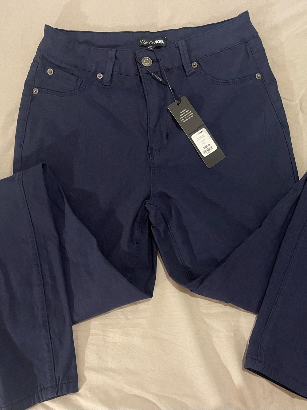 SHEIN Navy Skinny Women's Pants